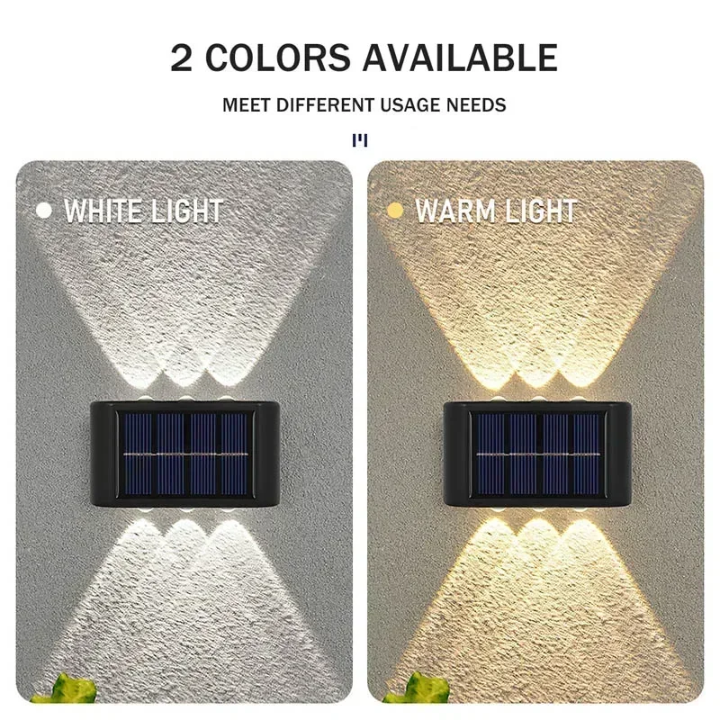 LED 태양광 조명 야외 방수 솔라 벽등 위아래 발광  - Outdoor Lighting And Landscape 리뷰 및 가격