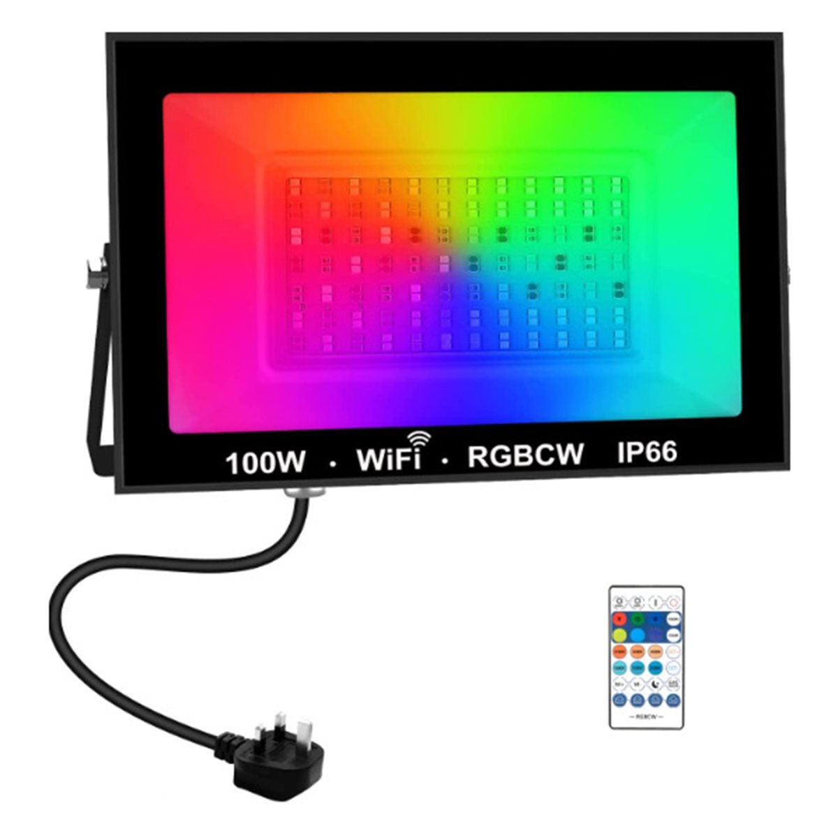 AA19 100W RGBCW LED 투광 조명 APP  - Outdoor Lighting Uk 리뷰 및 가격
