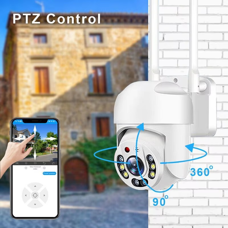 야외용 HD WiFi 카메라 360 °   회전형 인체 - Outdoor Lighting Track 리뷰 및 가격