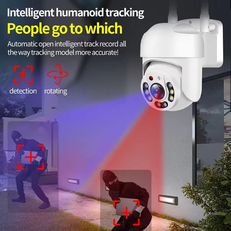 야외용 HD WiFi 카메라 360 °   회전형 인체 - Outdoor Lighting Track 리뷰 및 가격
